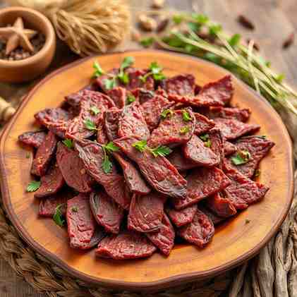 Homemade Spiced Dried Beef - Africa Food Recipe